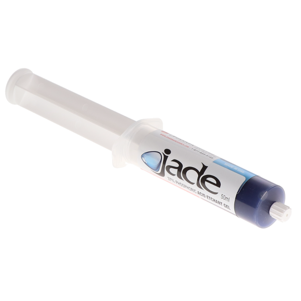 DELIQUETTE　50g Jade Blue Etchant Gel, 37% Phosphoric Acid, Syringe Refill, 50 ml